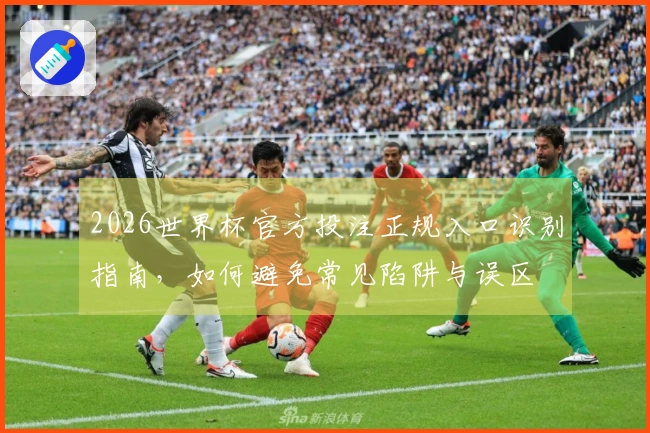 2026世界杯官方投注正规入口识别指南，如何避免常见陷阱与误区